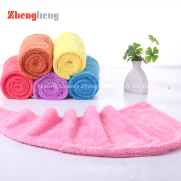 Microfiber Coral Fleece Hair Drying Cap