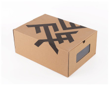 Recyclable Brown Corrugated Sliding Paper Shoes Boxes