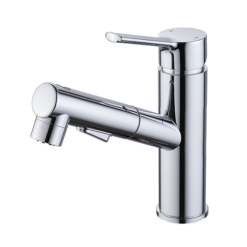 Chrome Finish Basin Faucet Mixer