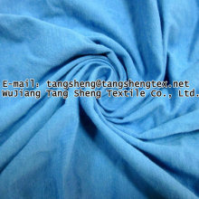 Recycled plastic bottle polyester and cotton blended jersey