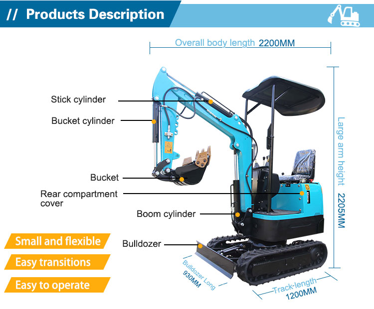 10 1ton Mini Excavator