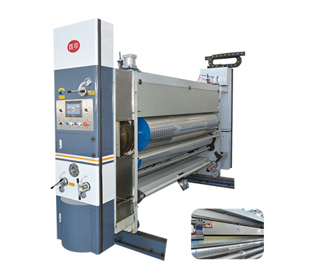 Canghai double color flexo printing die cutting slotting machine