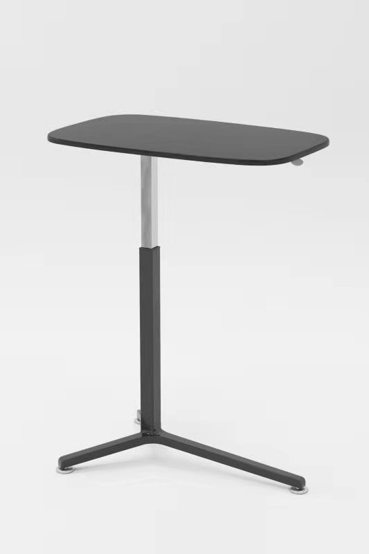 Sit stand bed table Black