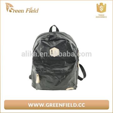 Tyvek backpack,black tyvek paper school backpack