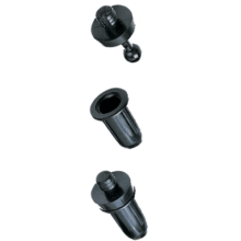 RoHS Black ABS Home Audio Speaker Grille Clips (DJ-001AD)