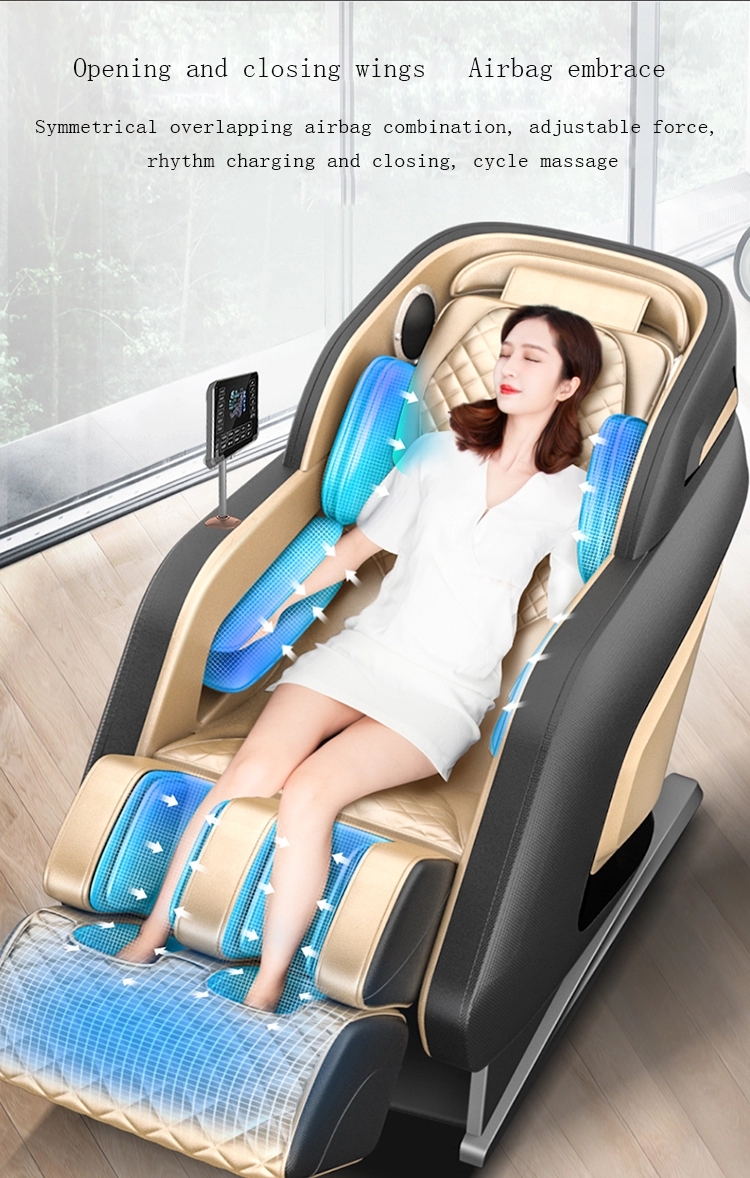 2019New Design top supplier wholesale 4D luxury zero gravity electric full body massage chair