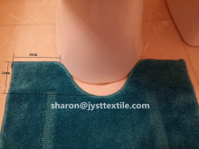Toilet Seat Contour Mat Pedestal Mat Bath Mat
