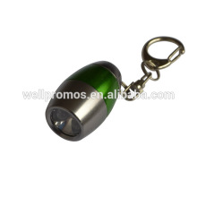 love keychain egg shape mini led flashlight