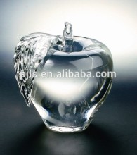 high quality new style crystal apple glass apple