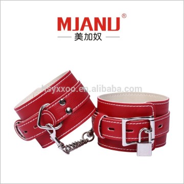 Top Quality SM sex Toys Deluxe Locking Ankle Cuffs