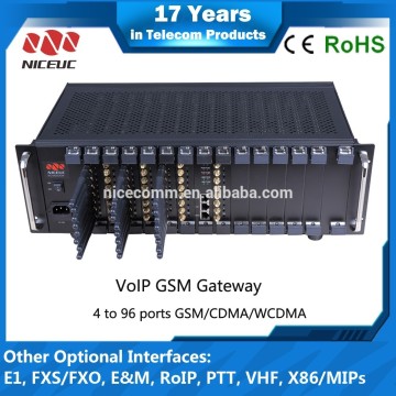 Bulk SMS voip gsm gateway! goip 96 ports gsm gateways with free registration, voip machine