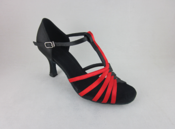 Ladies red dance shoes