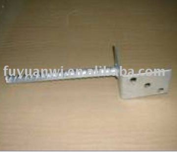 L form pole anchor