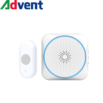 Wireless Flash Doorbell System with Battery Button