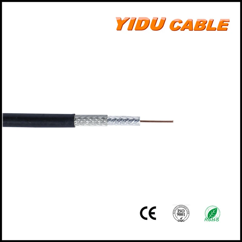 CATV Rg6u Video Cable RG6 32/48/64/96/112/128 Mesh Braiding