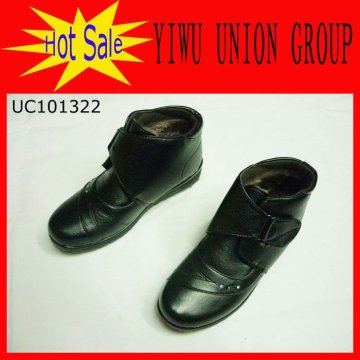 keep warm winter leather shoes