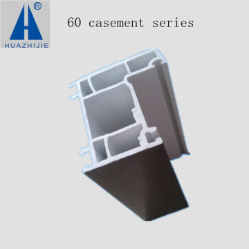 60 series plastic vinyl pvcu window frame