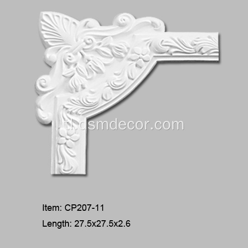 Sikat na Polyurethane Carved Panel Molding