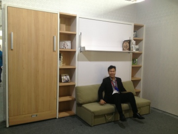 Bed With Sofa,Queen Wall Bed