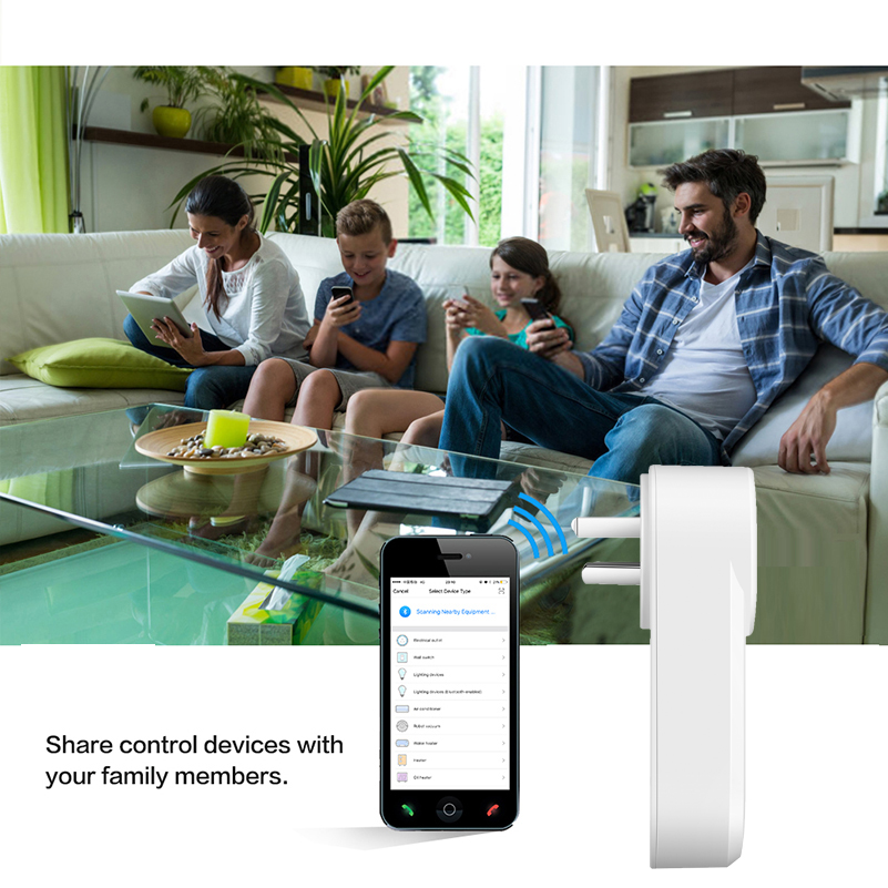 Amazon Hot Sale Wifi Smart Plug Socket Outlet 10A Suitable AU New Zealand Argentina Work With Alexa Echo Google Home Plug Socket