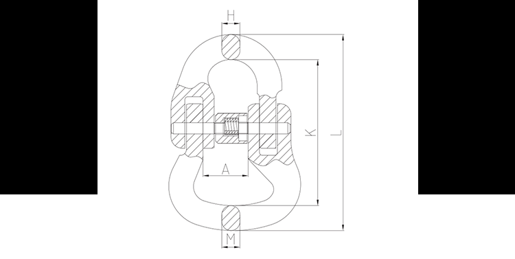 Shenli Rigging G80 drop forged connecting link for lifting