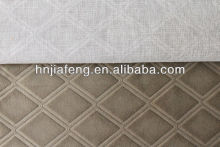 100% polyester argyle design embossed velvet fabric for sofa, upholstery fabric