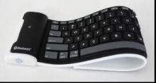 Dustproof / Water Resistant Silicone Bluetooth 2.0 Laptop Keyboard For Ipad / Ipad2