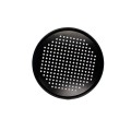 12" Carbon Steel Perforated Steam Pan-Black