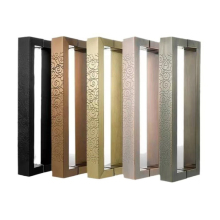 Chinese Moire Design Stainless Steel Door Pull Handle for Main Entrance