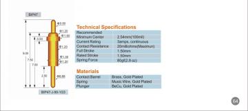 Pogo Pin Test Probe BIP47 Series for Battery Contact