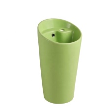 Colorful Children's Basin Vanity Pedestal Sink for Kindergarten