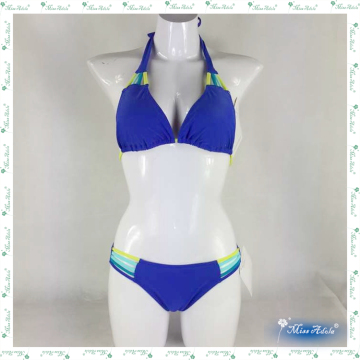 MissAdola 2015 new arrival halter bikini beautiful women sexy young girl bathing suit