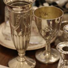 Luxury Metal Tableware with Elegant Patterns