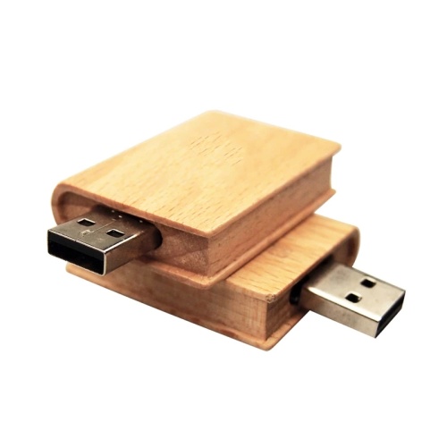 Holzbuch USB-Flash-Laufwerk Benutzerdefiniert