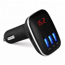Wireless Bluetooth Car Kit with FM Transmitter and Dual USB Charger