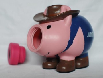 RED pig piggy ,fashions pig piggy bank