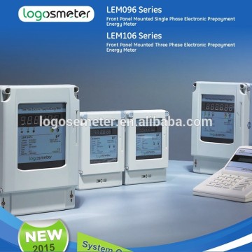 DTSD5558 three phase prepaid electricity smart energy meter