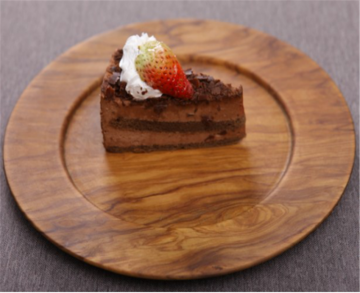 Olive Wood Cheese Plate -Φ22