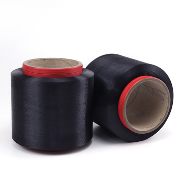 Polyester filament conductive yarn interwoven yarn