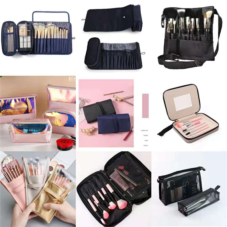 China Factory Outlet Customized Label Portable 20 pcs Makeup Brush Set Kit with Box Foundation Eyeshadow Lips Brush