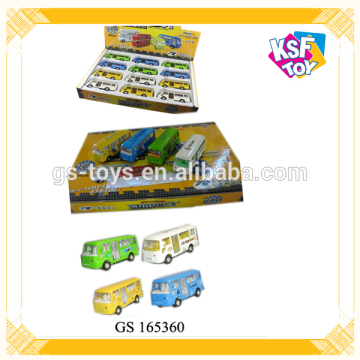 Popular 12PCS Diecast Car Toy For Kids Diecast Bus Toy