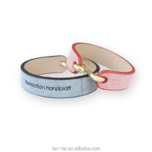 Genuine Leather Cuff Bracelet - Leather Wrist Band