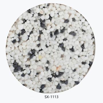 Polished exposed aggregate concrete