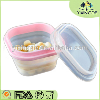 food grade collapsible silicone lunch box
