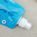 Customized reusable bottle-shaped plastic standing-up bag