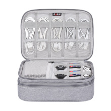 Custom Portable USB Cable Organizer Pouch for Travel