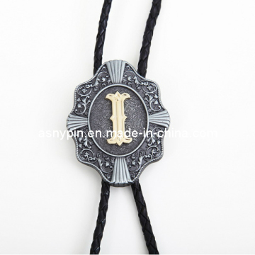 2014 New Custom 3D Antique Silver Metal Lariat Bolo Tie, Lariat Tie