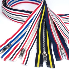 Open End Metal Zipper with Brass Teeth for Handbags