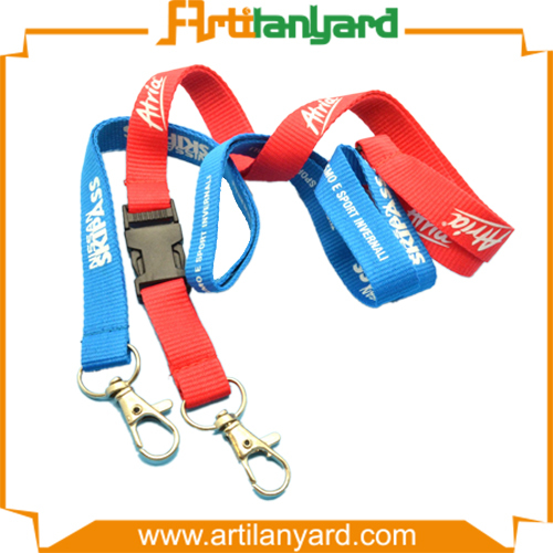 Silk Screen Printing Flat Lanyard