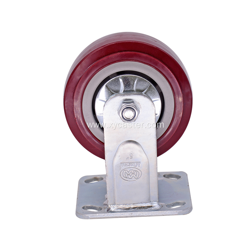 PVC 5 Inch Fixed Heavy Duty Caster